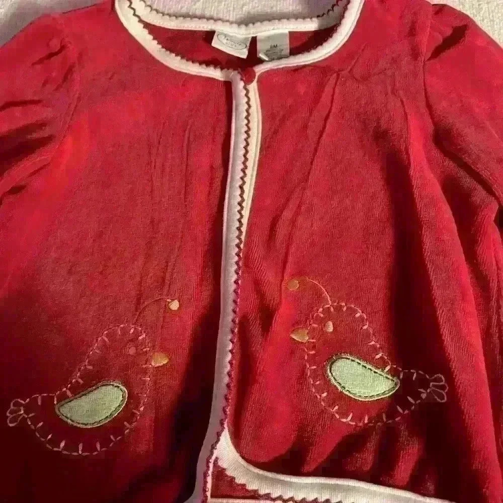 Vintage Talbots Kids Red Sweater 9 months